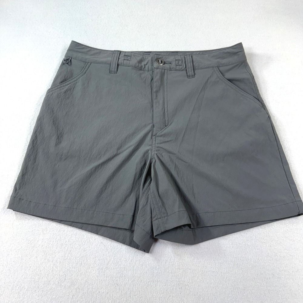 Patagonia Quandary Hiking Shorts Womens 5" Outdoor Stretch Forge Grey Size 8